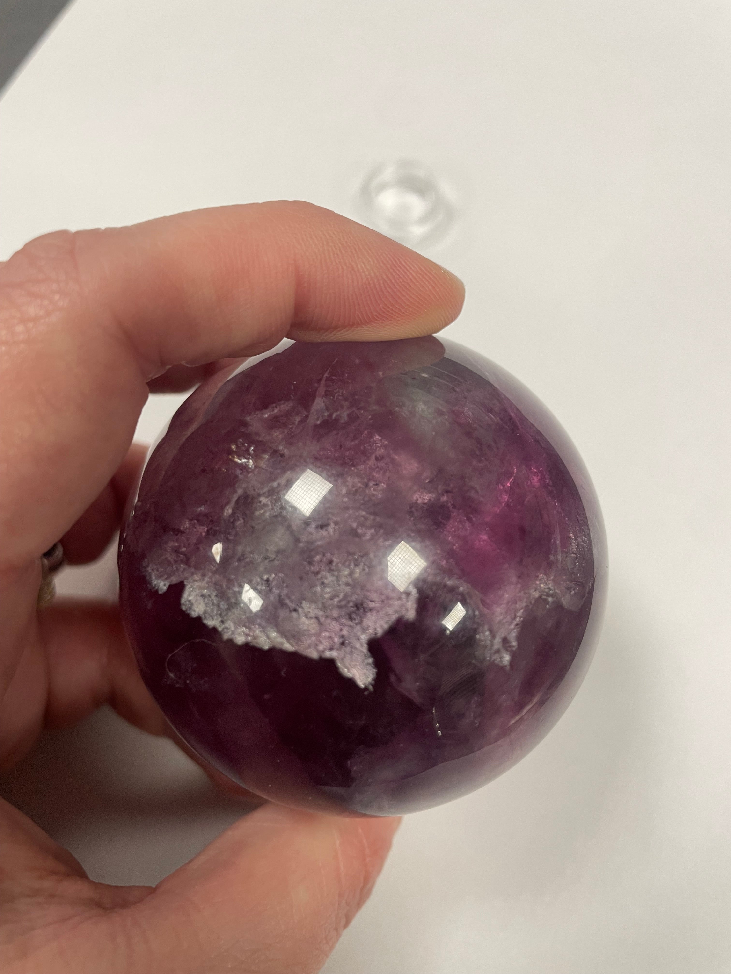 Purple Fluorite Sphere