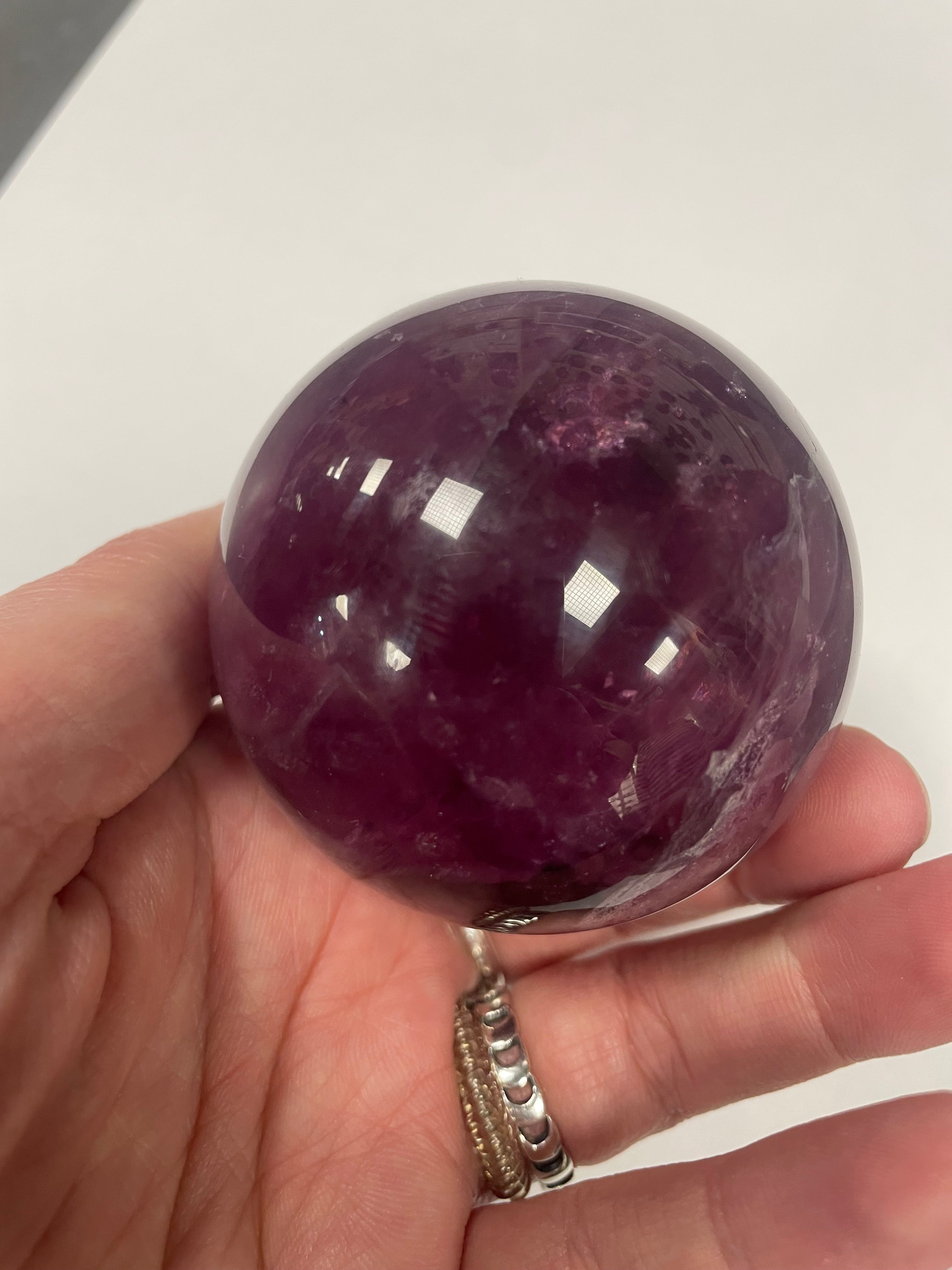 Purple Fluorite Sphere