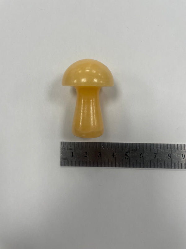 Orange Calcite Mushroom