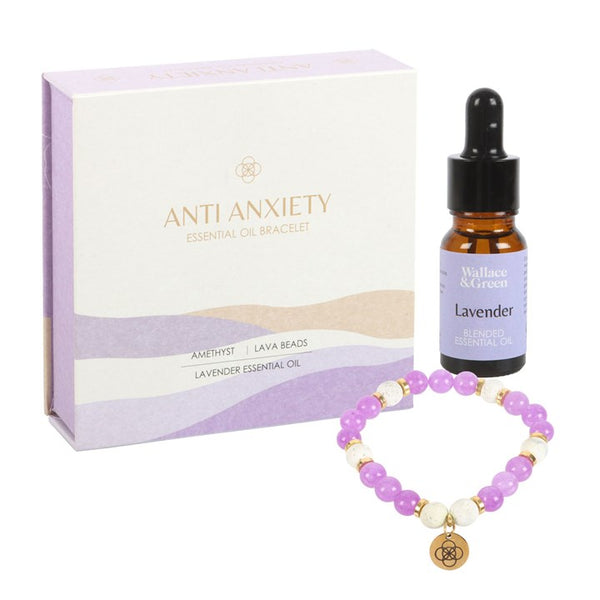 Anti Anxiety Lavender Bracelet & Essential Oil