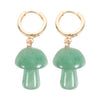 Aventurine Mushroom Earrings