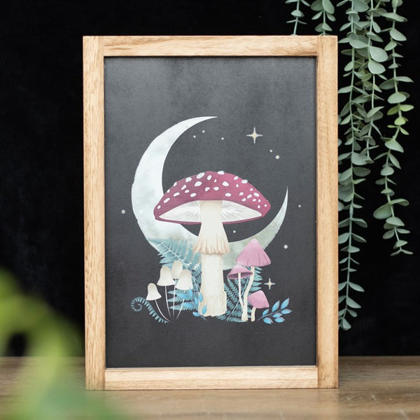 Forest Mushroom Framed Wall Print