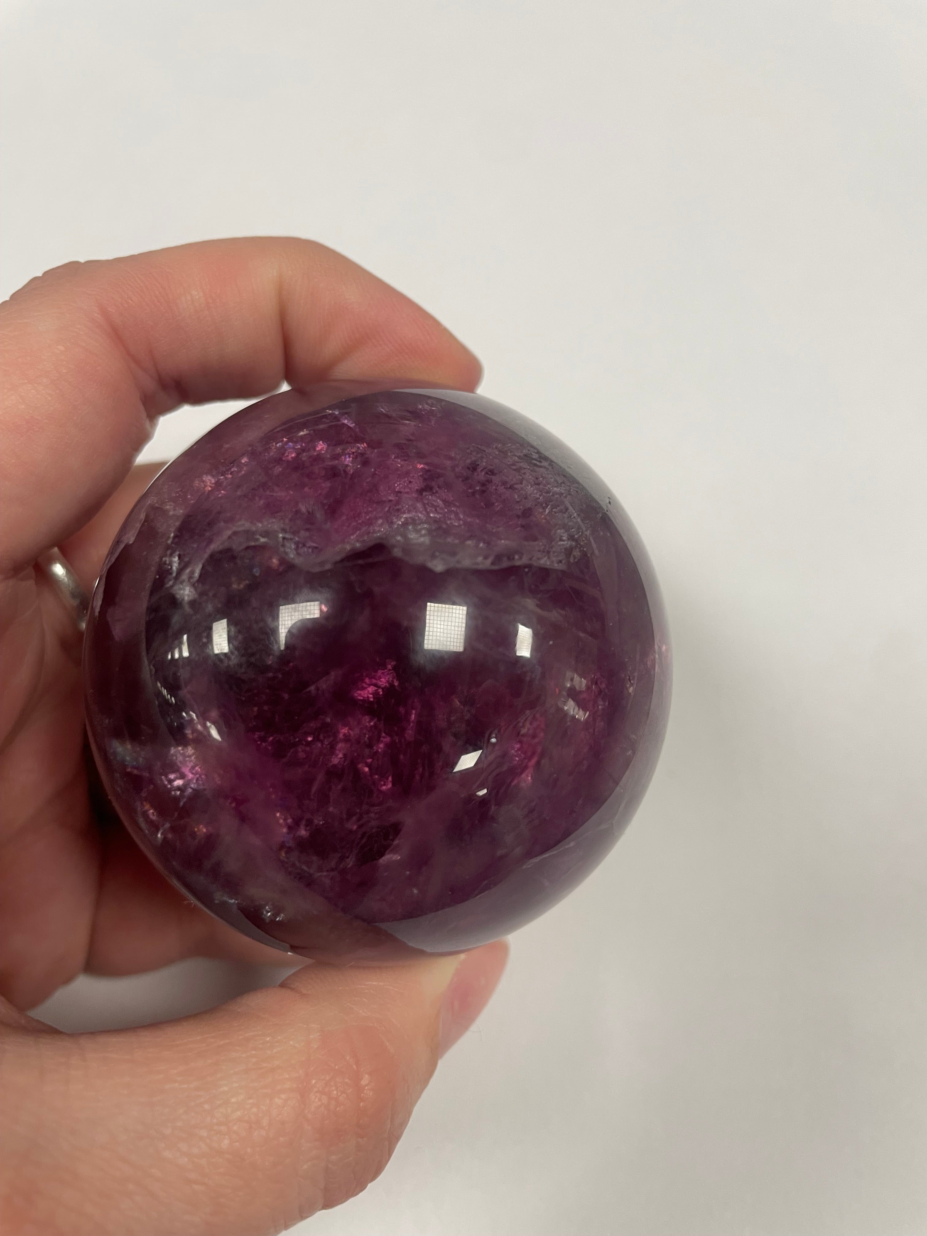 Purple Fluorite Sphere