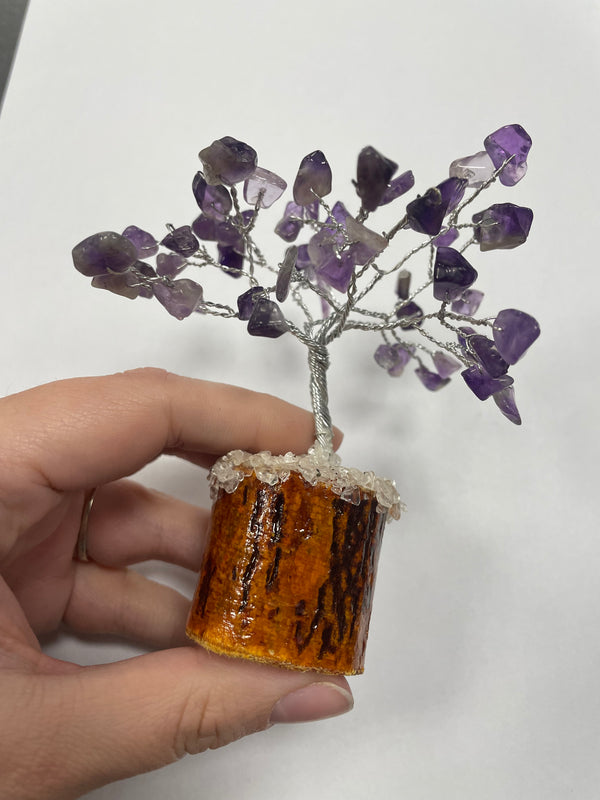 Mini Amethyst Gem Tree