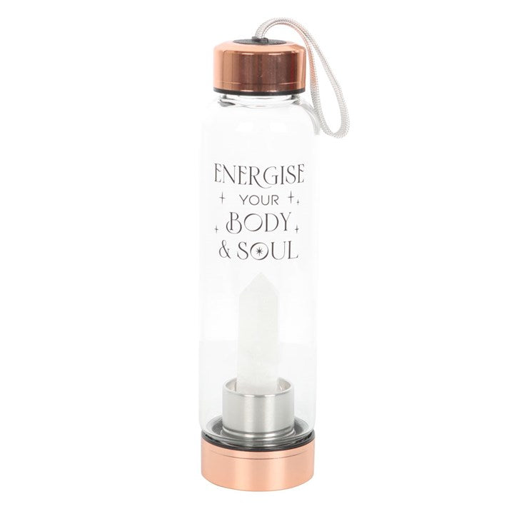 Clear Quartz Body & Soul Water Bottle