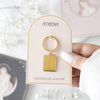 Athena Goddess of Wisdom Keyring