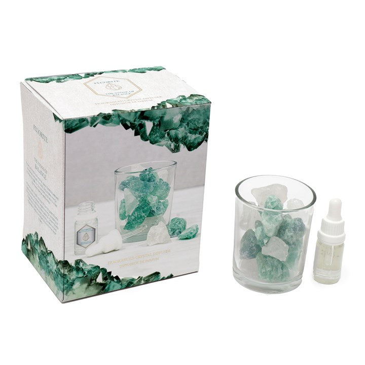 Green Fluorite Crystal Oil Diffuser