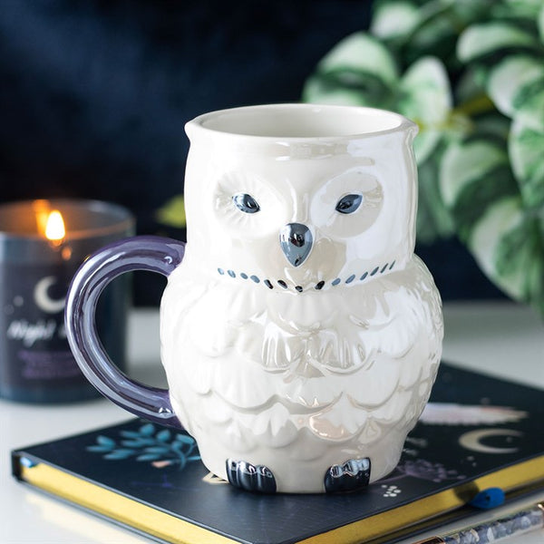 Night Flight Ceramic Owl Mug