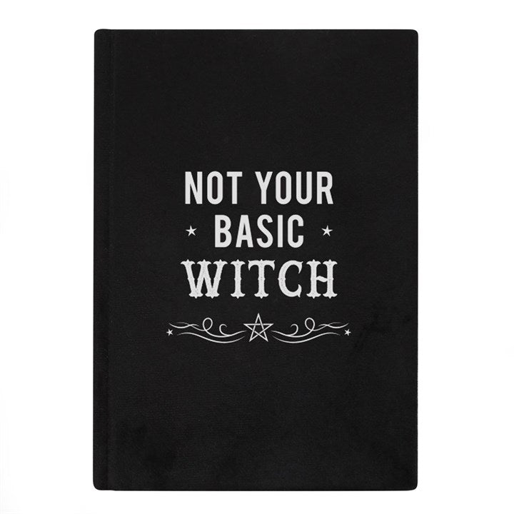 Not Your Basic Witch Velvet Notebook