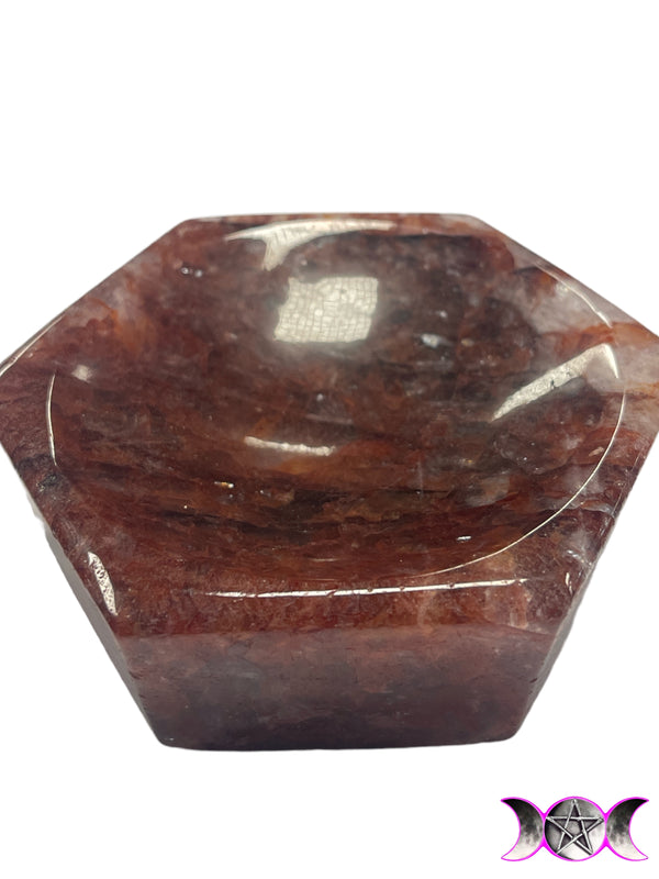 Hematoid Quartz Bowl