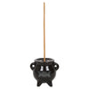 Triple Moon Cauldron Ceramic Incense Holder