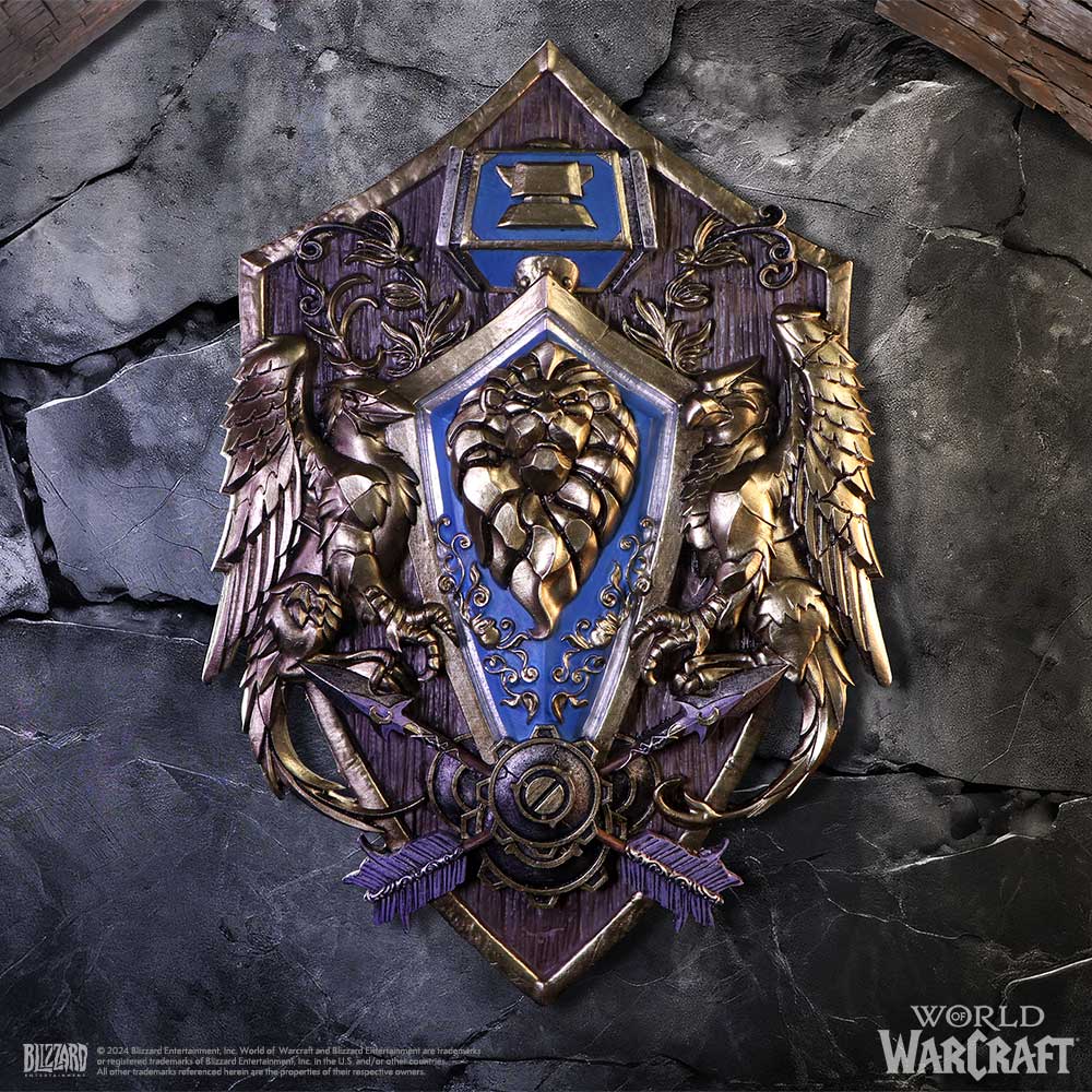 WoW For The Alliance Wall Plaque