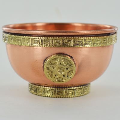Pentagram Copper Bowl 8cm