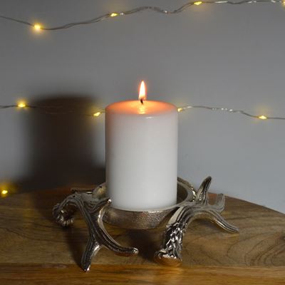 Antler Pillar Candle Holder