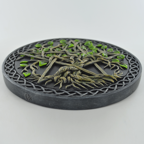 Tree of Life Pentagram Wall Plaque