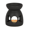 Black Triple Moon Oil Burner