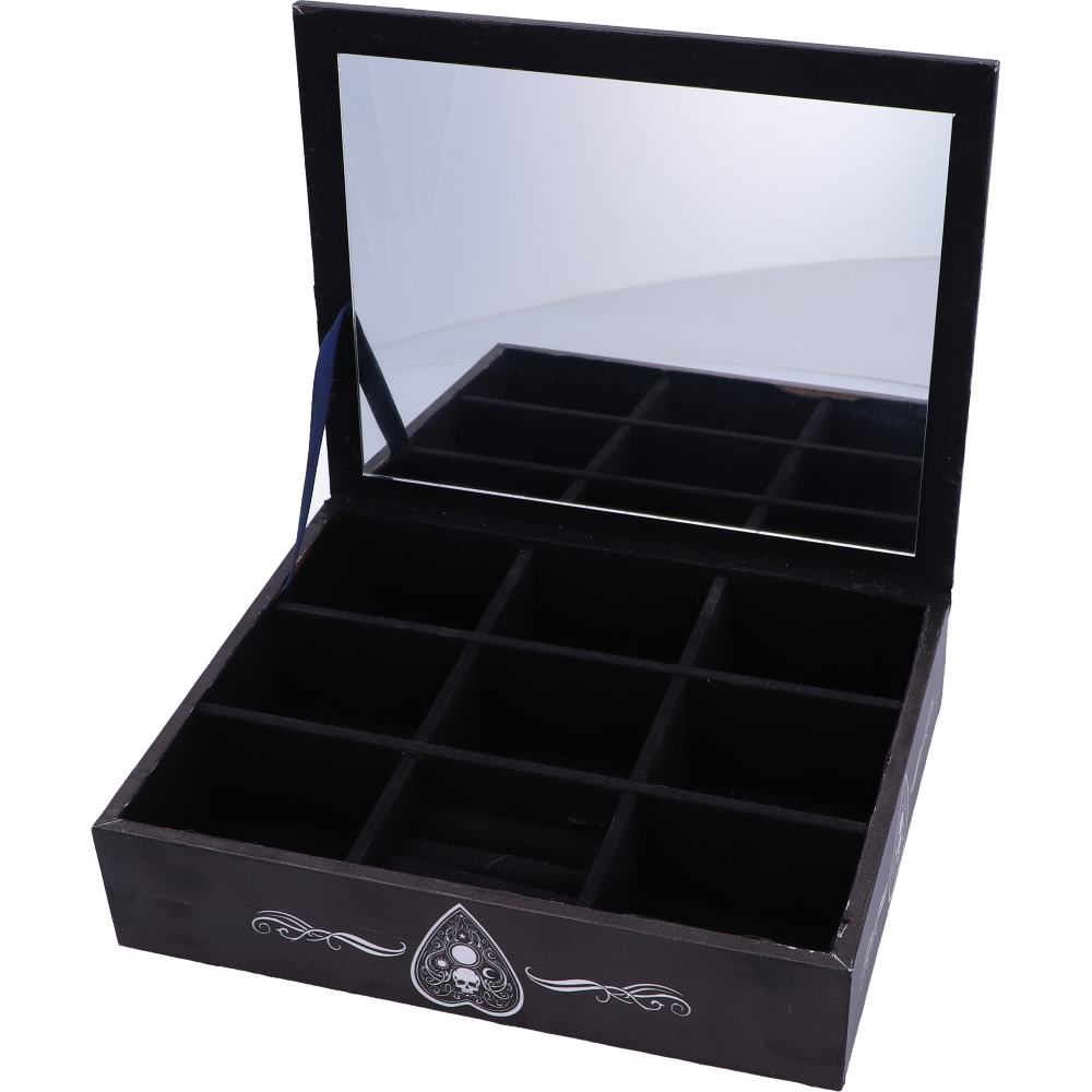 Black and White Spirit Board Jewellery Box