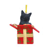 Present Cat Hanging Ornament