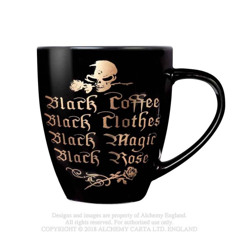 Black Coffee Mug