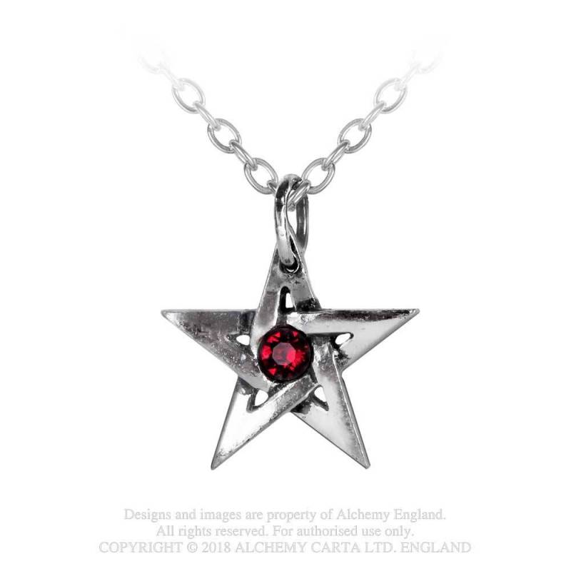 Crystal Pentagram Pendant