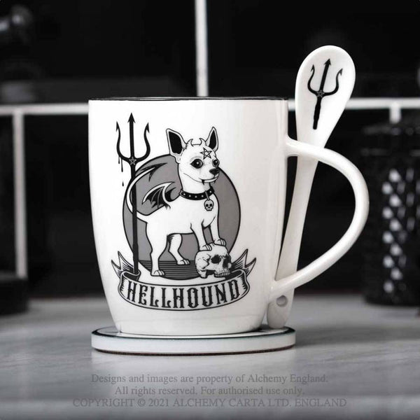 Hellhound Mug and Spoon set