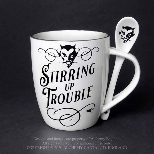 Stirring Up Trouble Mug & Spoon Set